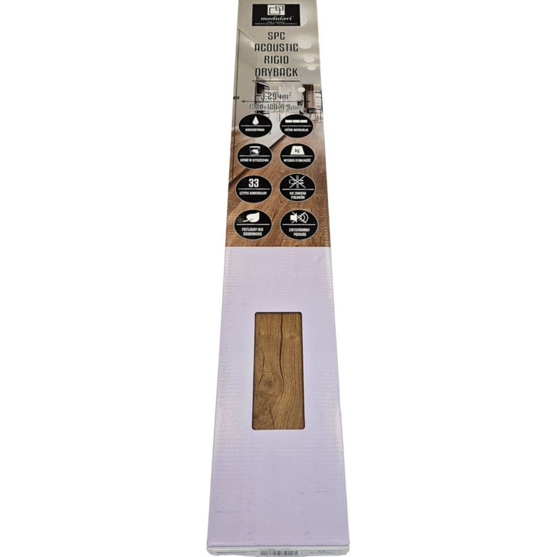 Panele winylowe MODULARI ARD AMBER OAK, klejone do podłoża, do biur, salonów i lokali usługowych 3,29m2