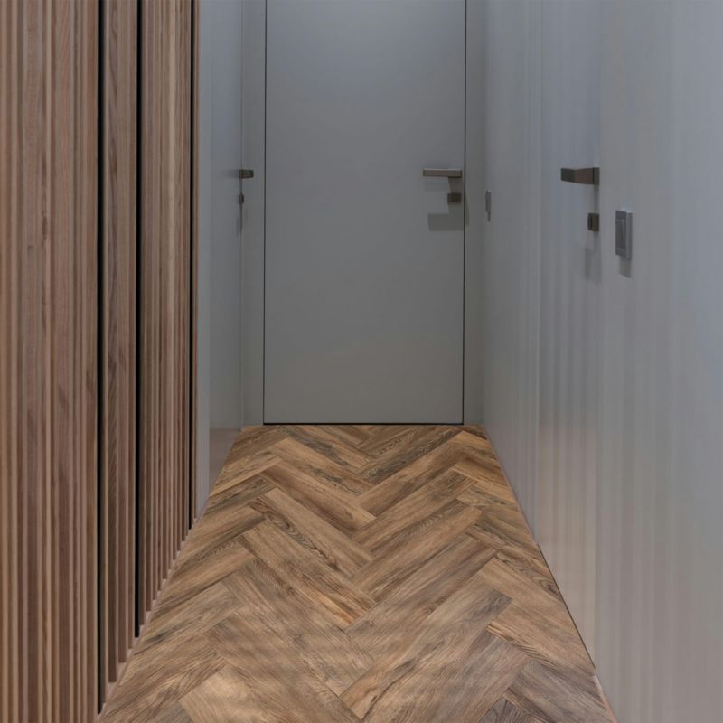 Panele winylowe MODULARI ELITE EIR COUNTRY OAK 20871 herringbone, dryback, klejone do podłoża, do hoteli i apartamentów 2,40m2