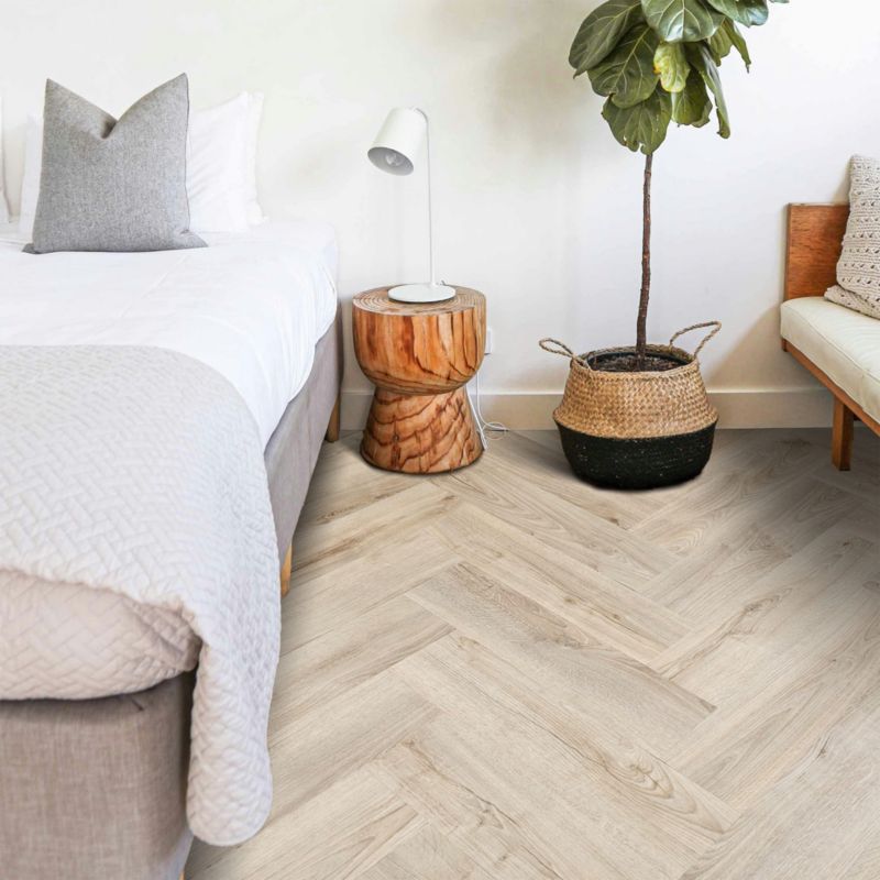 Panele winylowe MODULARI ELITE EIR FARM OAK 20273 herringbone, dryback, klejone do podłoża, do hoteli i apartamentów 2,40m2