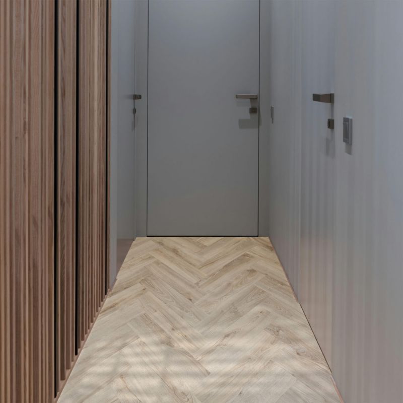 Panele winylowe MODULARI ELITE EIR FARM OAK 20273 herringbone, dryback, klejone do podłoża, do hoteli i apartamentów 2,40m2