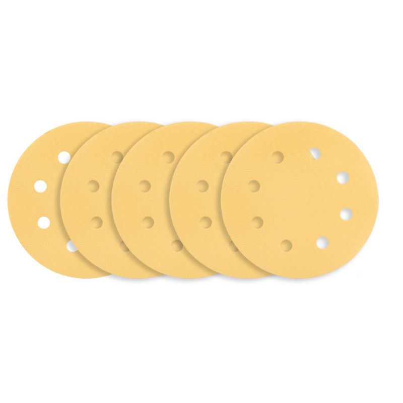 Papier ścierny NEO TOOLS na rzep 180 mm, P180, 5 szt., z 8 otworami do szlifierki 59G263 1 kpl