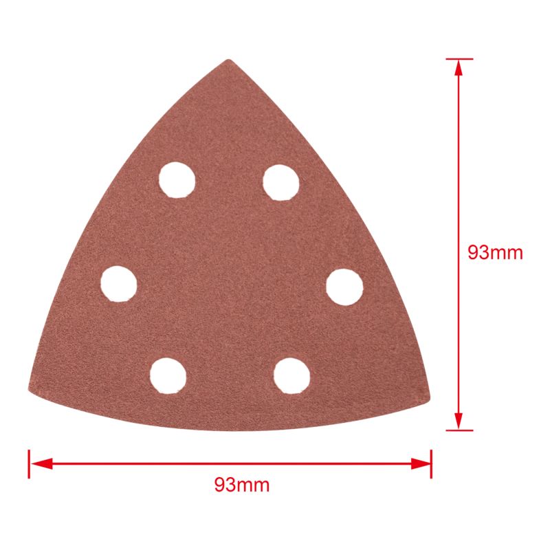 Papier ścierny delta Mac Allister 93 mm rzep mix 10 sztuk