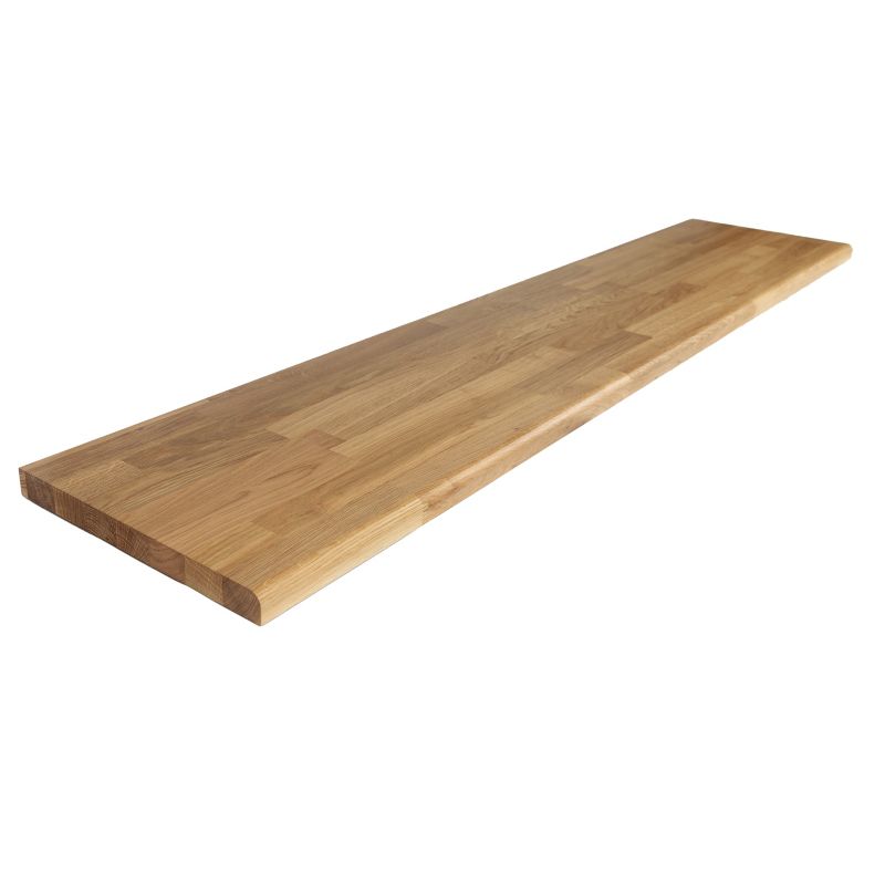 Parapet drewniany dąb DotWood 182 x 30 x 2,6 cm mikrowczep olejowany 1 szt.
