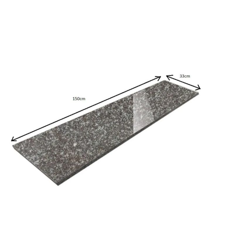 Parapet Tiles Stopnica granitowa brązowa polerowana Królewski Brąz G664 150x33x2 cm 1 szt.