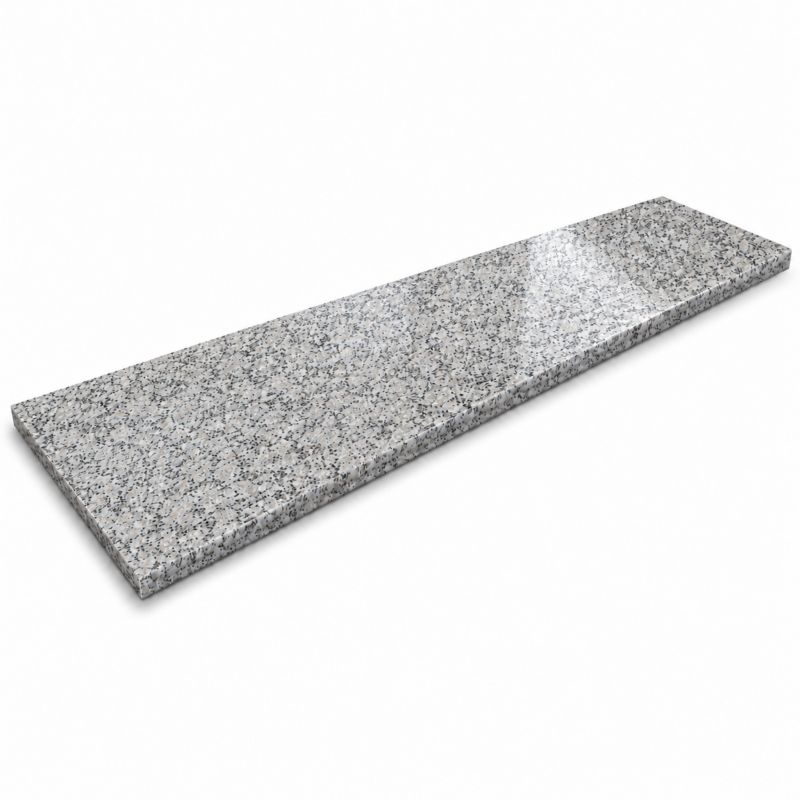 Parapet Tiles Stopnica granitowa szara polerowana Bianco Sardo G602 150x33x2 cm 1 szt.