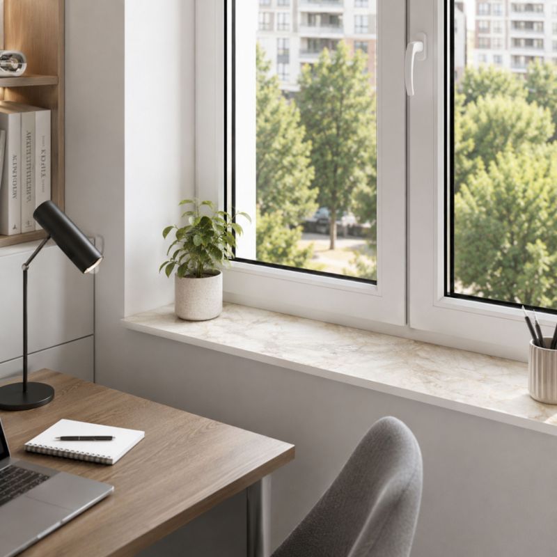 Parapet wewnętrzny KOLM HPL 12 mm Breccia Vivaldo (K594SU) 130x20 cm 1szt.