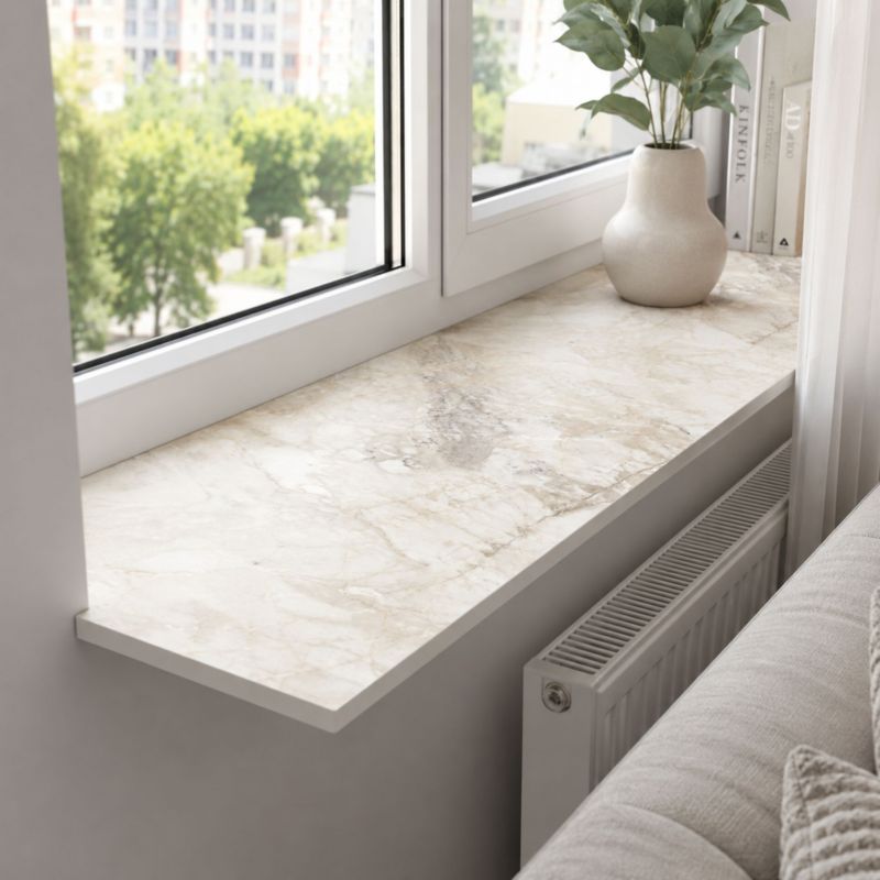 Parapet wewnętrzny KOLM HPL 12 mm Breccia Vivaldo (K594SU) 50x15 cm 1szt.