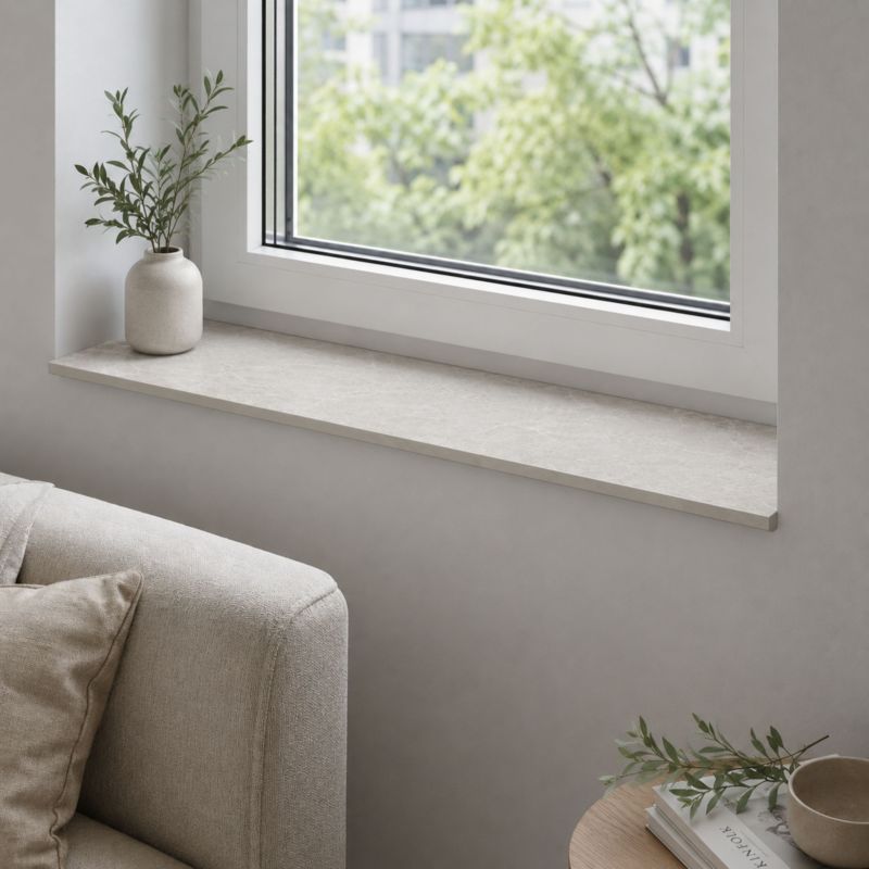 Parapet wewnętrzny KOLM HPL 12 mm Cream Navona (K367PH) 210x20 cm 1szt.