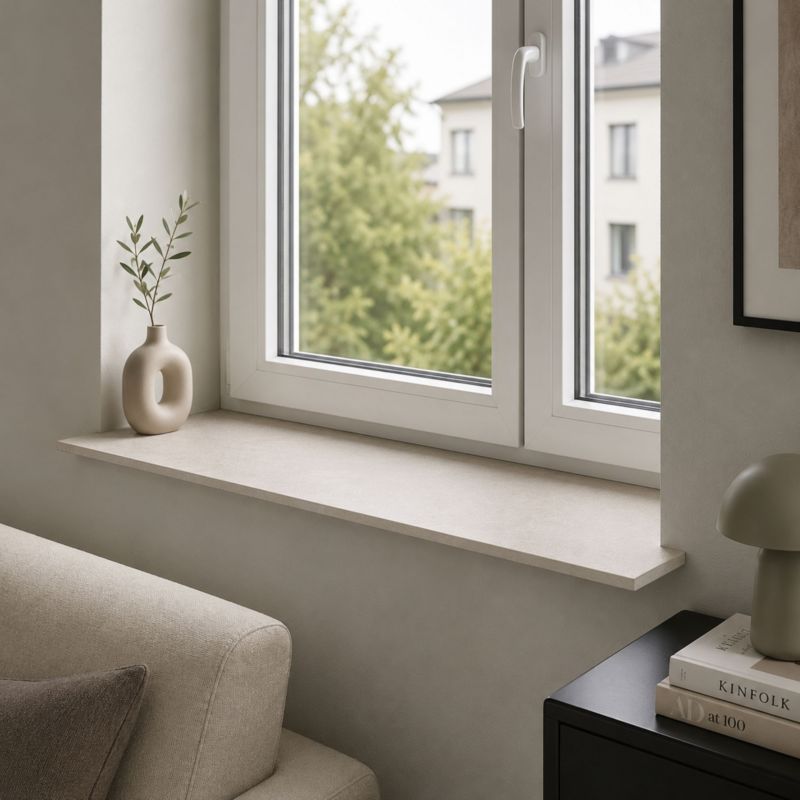 Parapet wewnętrzny KOLM HPL 12 mm Piaskowiec (K749LV) 120x25 cm 1szt.