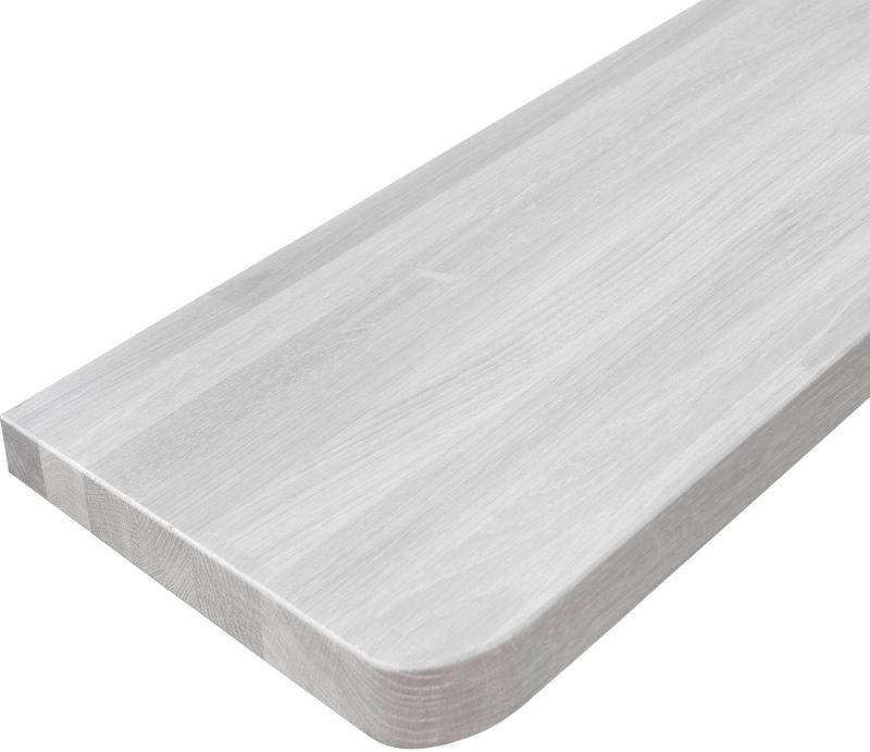 Parapet wewnętrzny 27 x 30o x 1520 mm dąb bielony