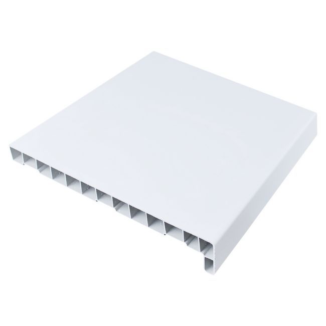 Parapet wewnętrzny PCV Form 25 x 216 cm biały