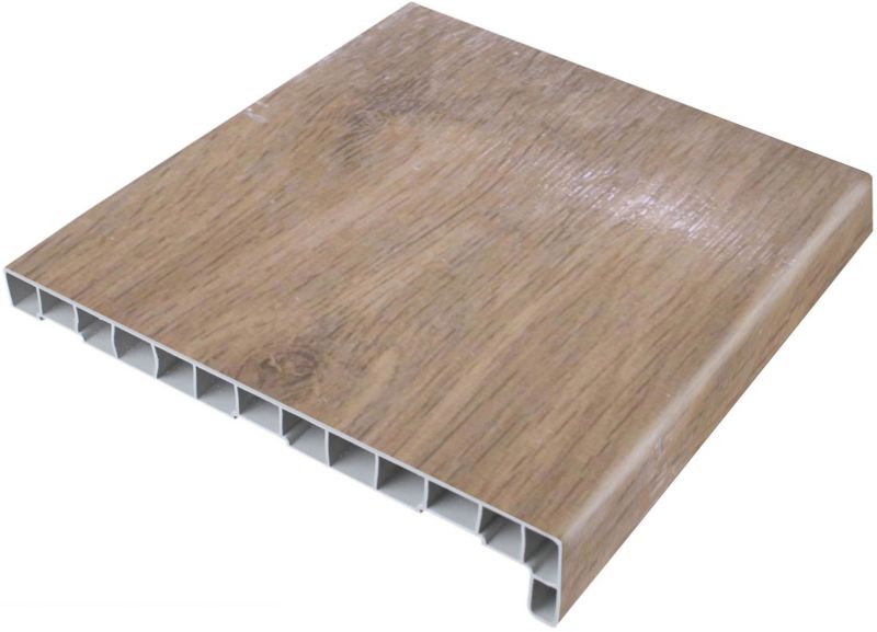 Parapet wewnętrzny PCV Geom 25 x 156 cm dąb winchester