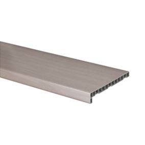 Parapet wewnętrzny PVC Geom 30 x 186 cm dąb bielony