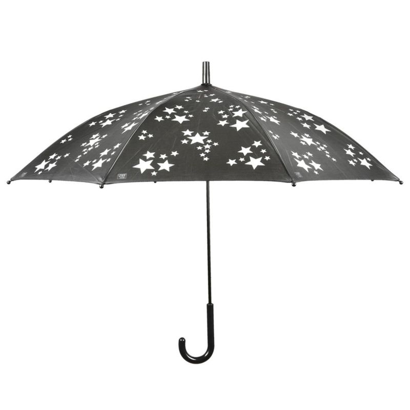 Parasol Esschert Design czarny gwiazdki 87,5 cm wys. 71,2 cm 1 szt.