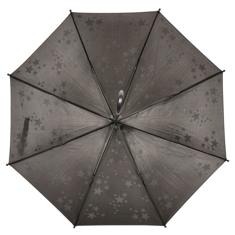 Parasol Esschert Design czarny gwiazdki 87,5 cm wys. 71,2 cm 1 szt.