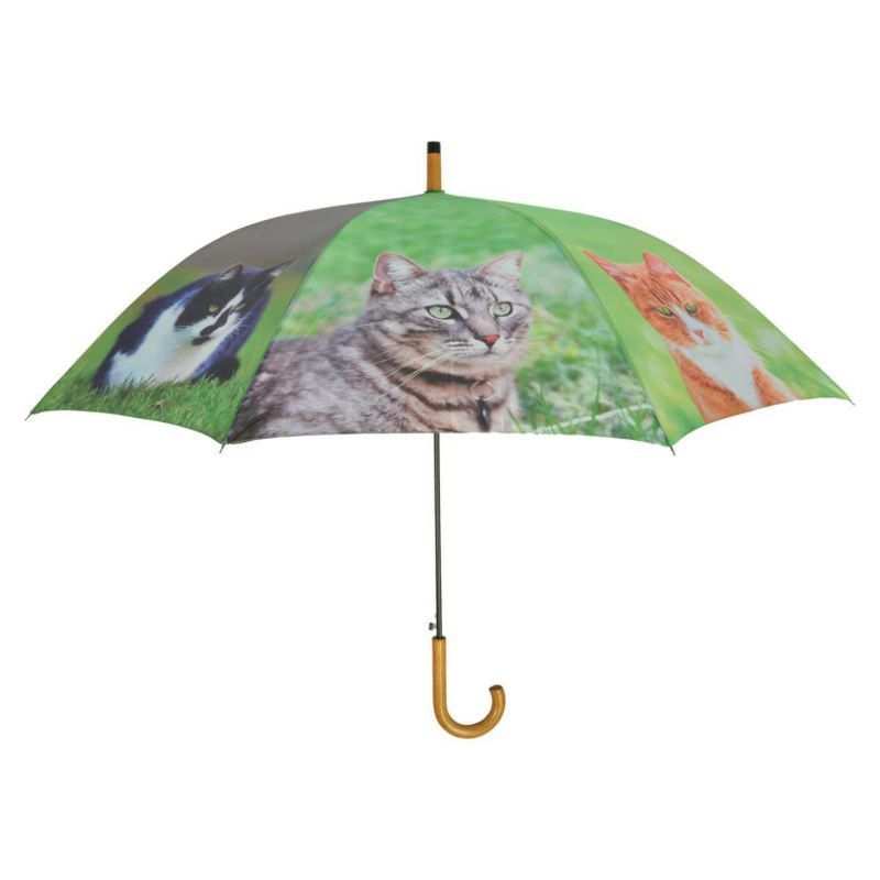 Parasol Esschert Design koty drewniana rączka 96x120 cm 1 szt.