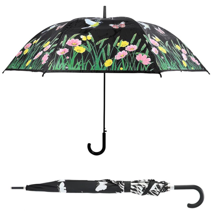 Parasol Esschert Design Kwiecista zmieniający kolor automatyczny 118 cm wys. 95 cm 1 szt.