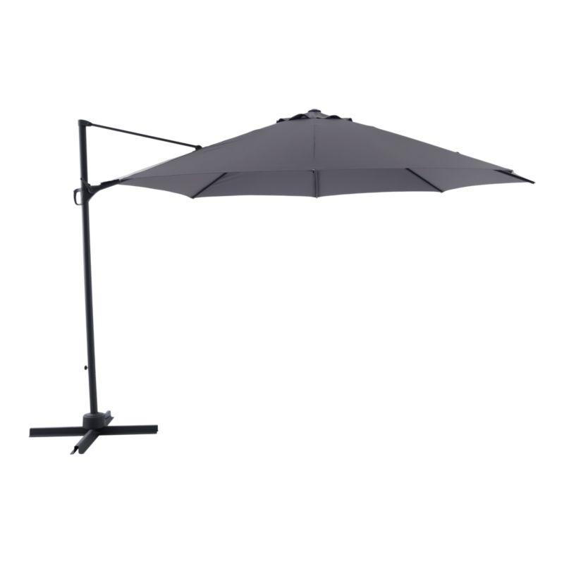 Parasol GoodHome Brindisi okrągły 3,5m antracyt