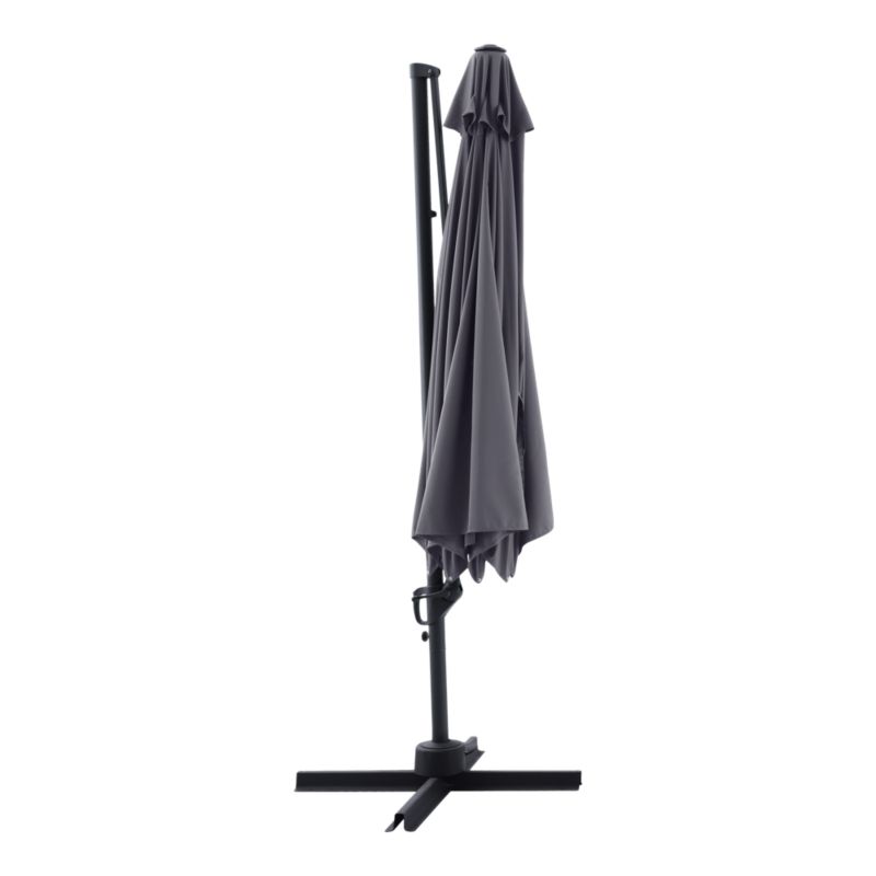 Parasol GoodHome Brindisi okrągły 3,5m antracyt