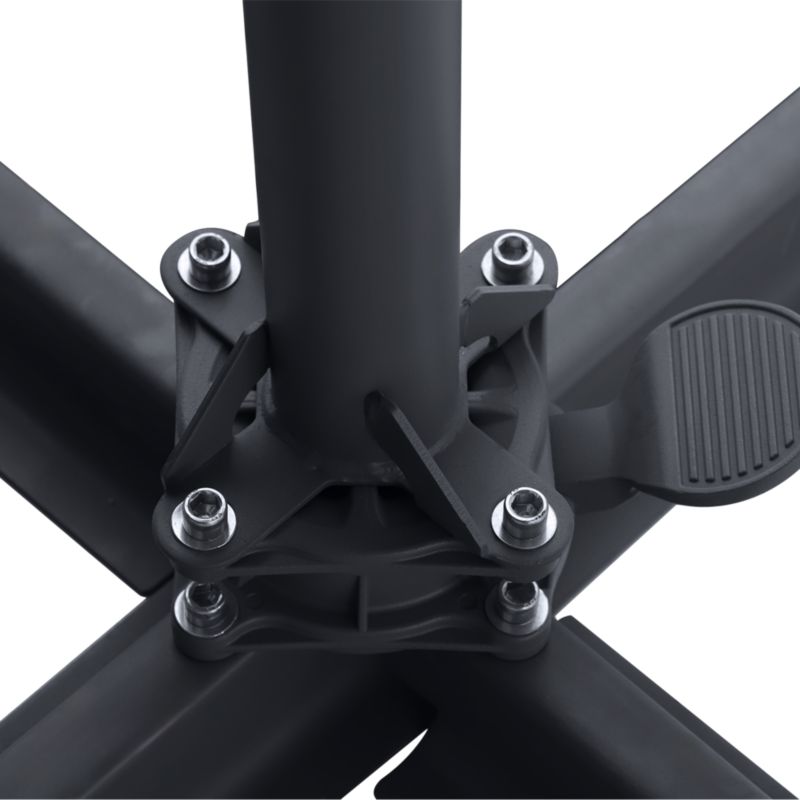 Parasol GoodHome Brindisi okrągły 3,5m antracyt