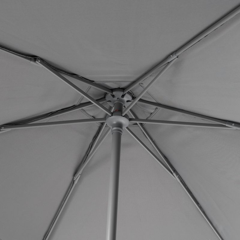 Parasol GoodHome Carambole 200 cm szary