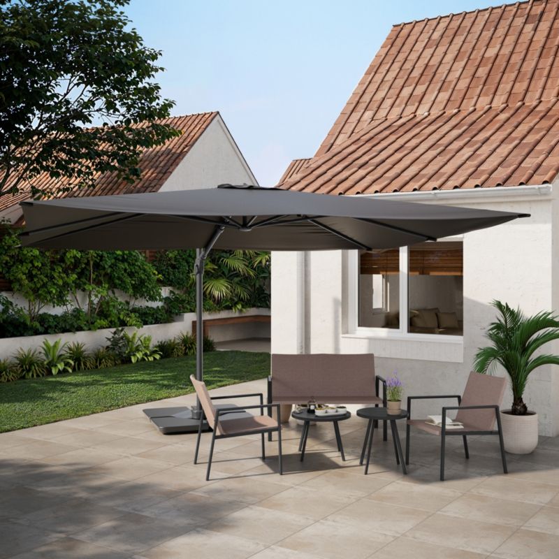 Parasol GoodHome Corby 3 x 4m antracyt