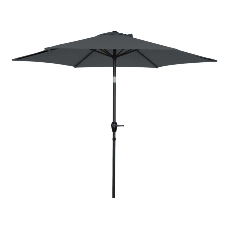 Parasol GoodHome Kasane okrągły 2,5m antracyt