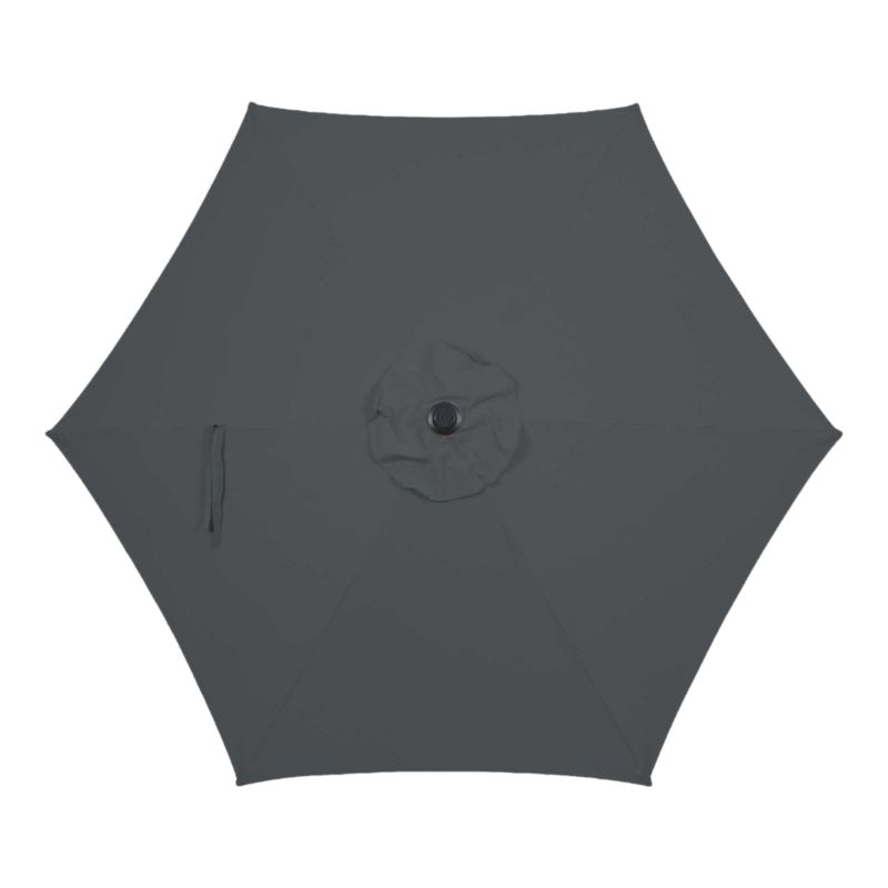 Parasol GoodHome Kasane okrągły 2,5m antracyt
