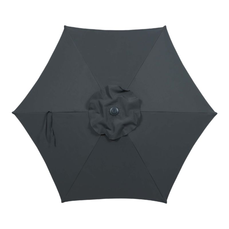 Parasol GoodHome Kasane okrągły 2m antracyt