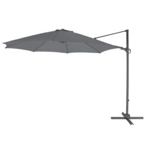 Parasol GoodHome Mallorca 350 cm szary