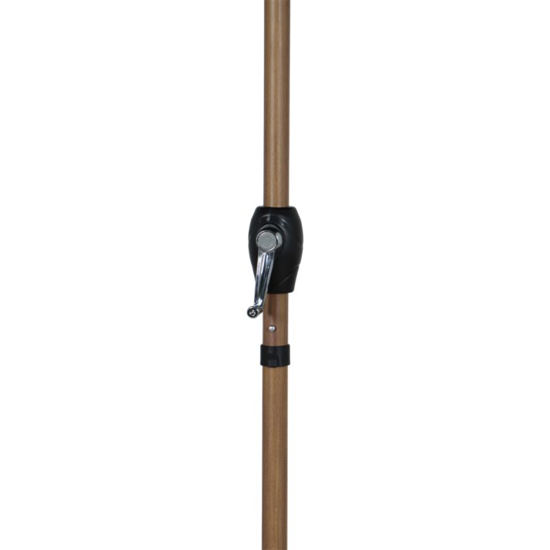 Parasol GoodHome Pescara 2,5m oliwka z efektem drewna