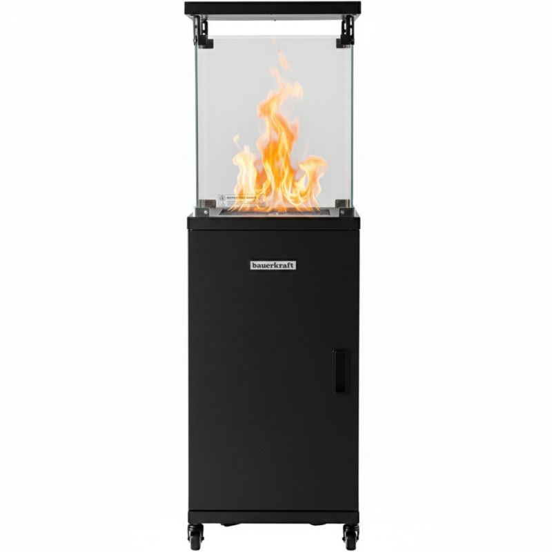 Parasol grzewczy Bauerkraft gazowy ogrzewacz promiennik z pokrowcem 13kW 1 szt.