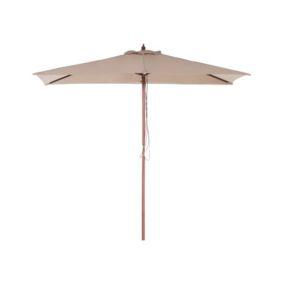 Parasol ogrodowy 144 x 195 cm piaskowy Flamenco 1 szt.