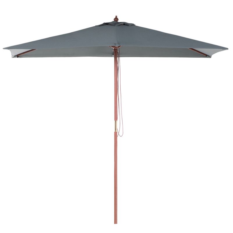 Parasol ogrodowy 195 cm Flamenco Ciemnoszary 1 szt.