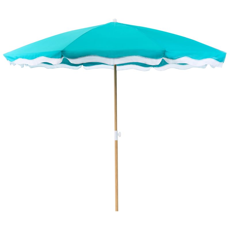 Parasol ogrodowy 232 cm Sestriere Turkusowy 1 szt.