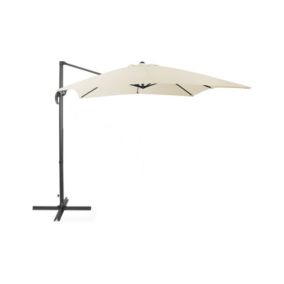 Parasol ogrodowy 250 x 250 cm jasnobeżowy Monza 1 szt.