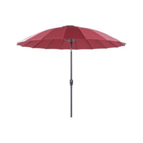 Parasol ogrodowy 255 cm czerwony Baia 1 szt.