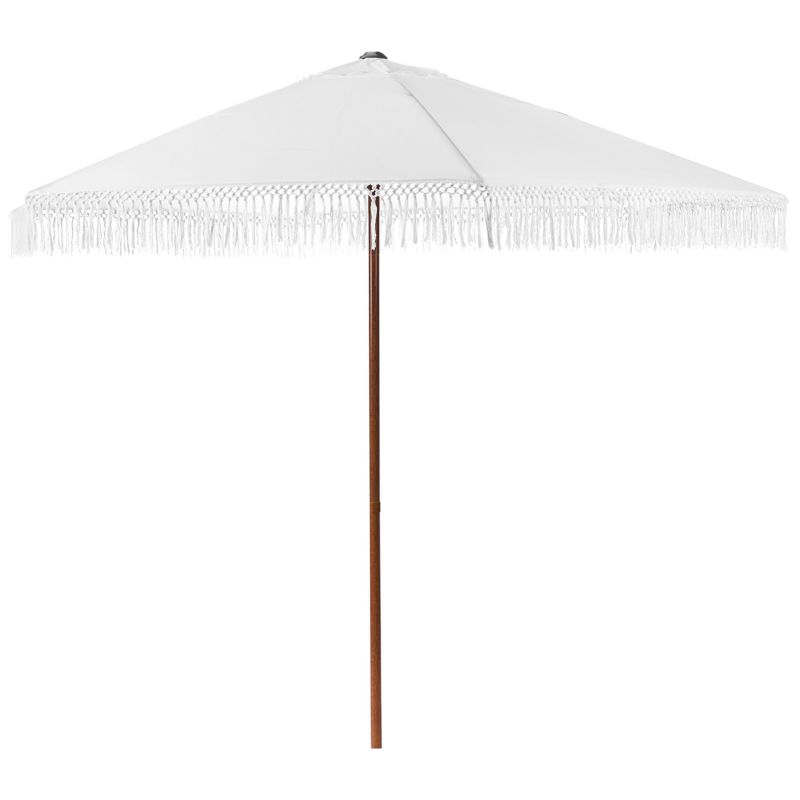 Parasol ogrodowy 258 cm Murasa Biały 1 szt.