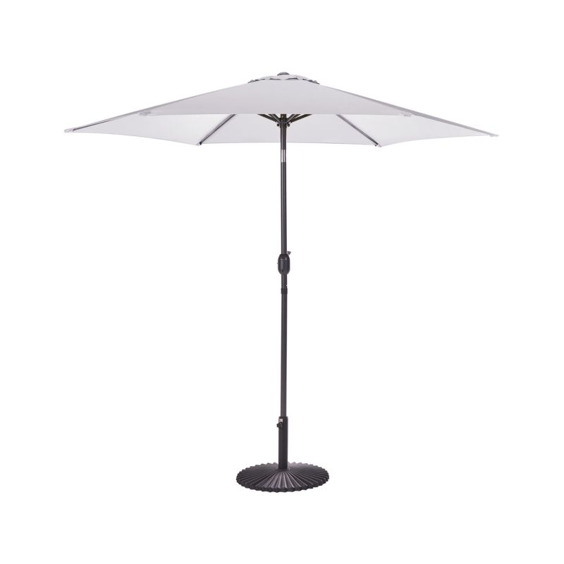Parasol ogrodowy 266 cm Varese Jasnoszary 1 szt.