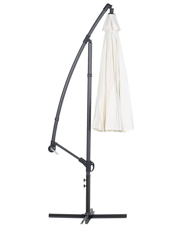 Parasol ogrodowy 268 cm jasnobeżowy Calabria II 1 szt.