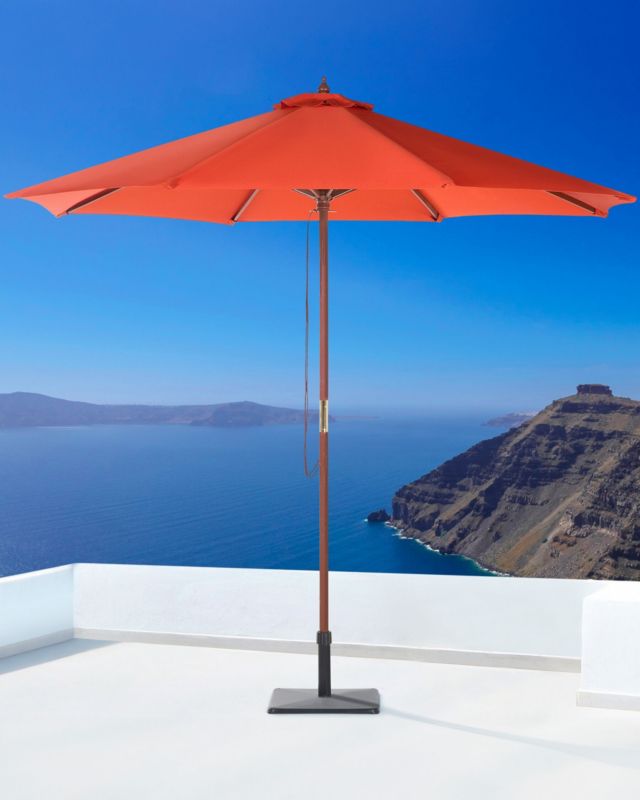 Parasol ogrodowy 270 cm czerwony Toscana 1 szt.