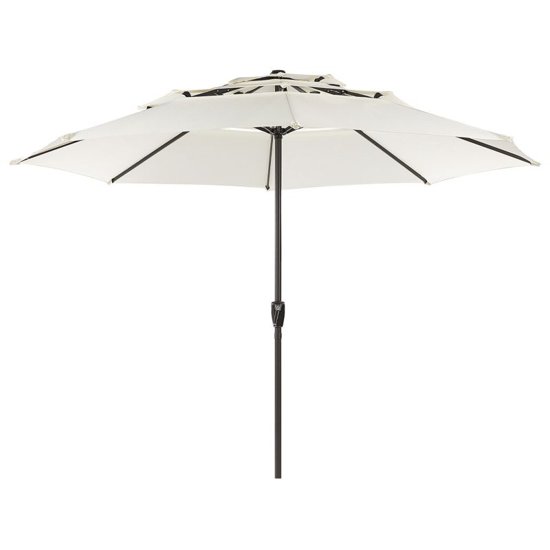 Parasol ogrodowy 285 cm Bibione Jasnobeżowy 1 szt.