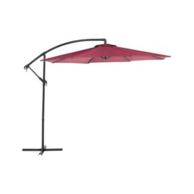 Parasol ogrodowy 300 cm burgundowy Ravenna 1 szt.