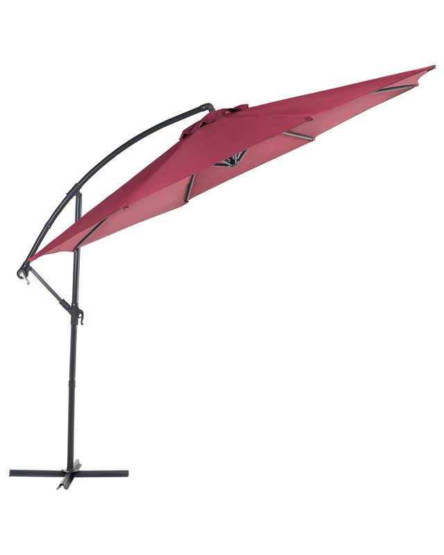 Parasol ogrodowy 300 cm burgundowy Ravenna 1 szt.