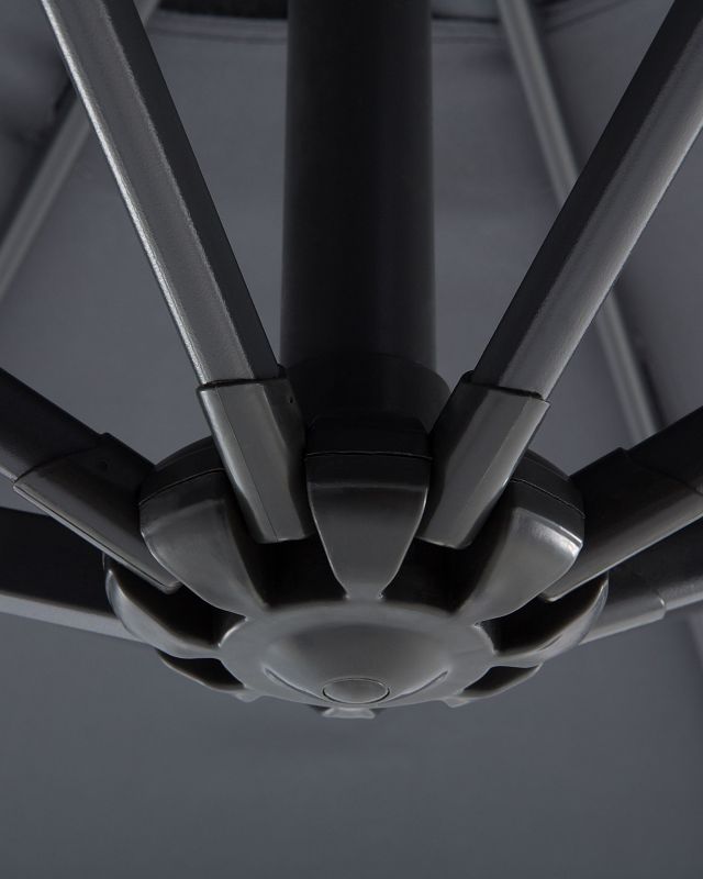 Parasol ogrodowy 300 cm szary Ravenna II 1 szt.