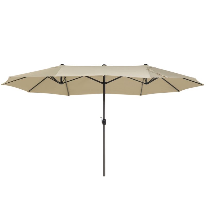 Parasol ogrodowy 460 cm Sibilla Beżowy 1 szt.