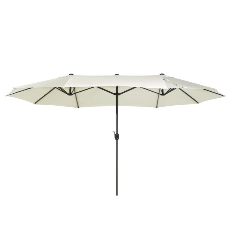 Parasol ogrodowy 460 cm Sibilla Beżowy 1 szt.