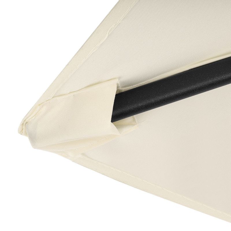 Parasol ogrodowy Bauerkraft składany regulowany 210 cm beżowy 1 szt.