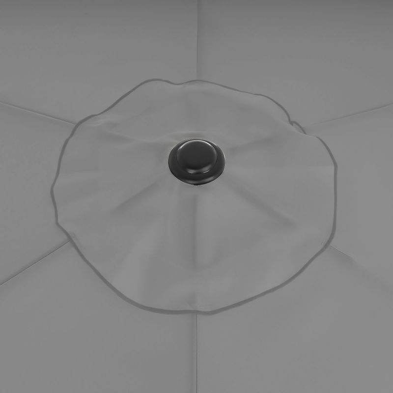 Parasol ogrodowy Bauerkraft składany regulowany 210 cm grafitowy 1 szt.