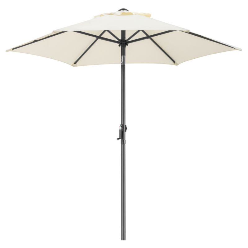 Parasol ogrodowy Bauerkraft składany regulowany 300 cm 50UV beżowy 1 szt.
